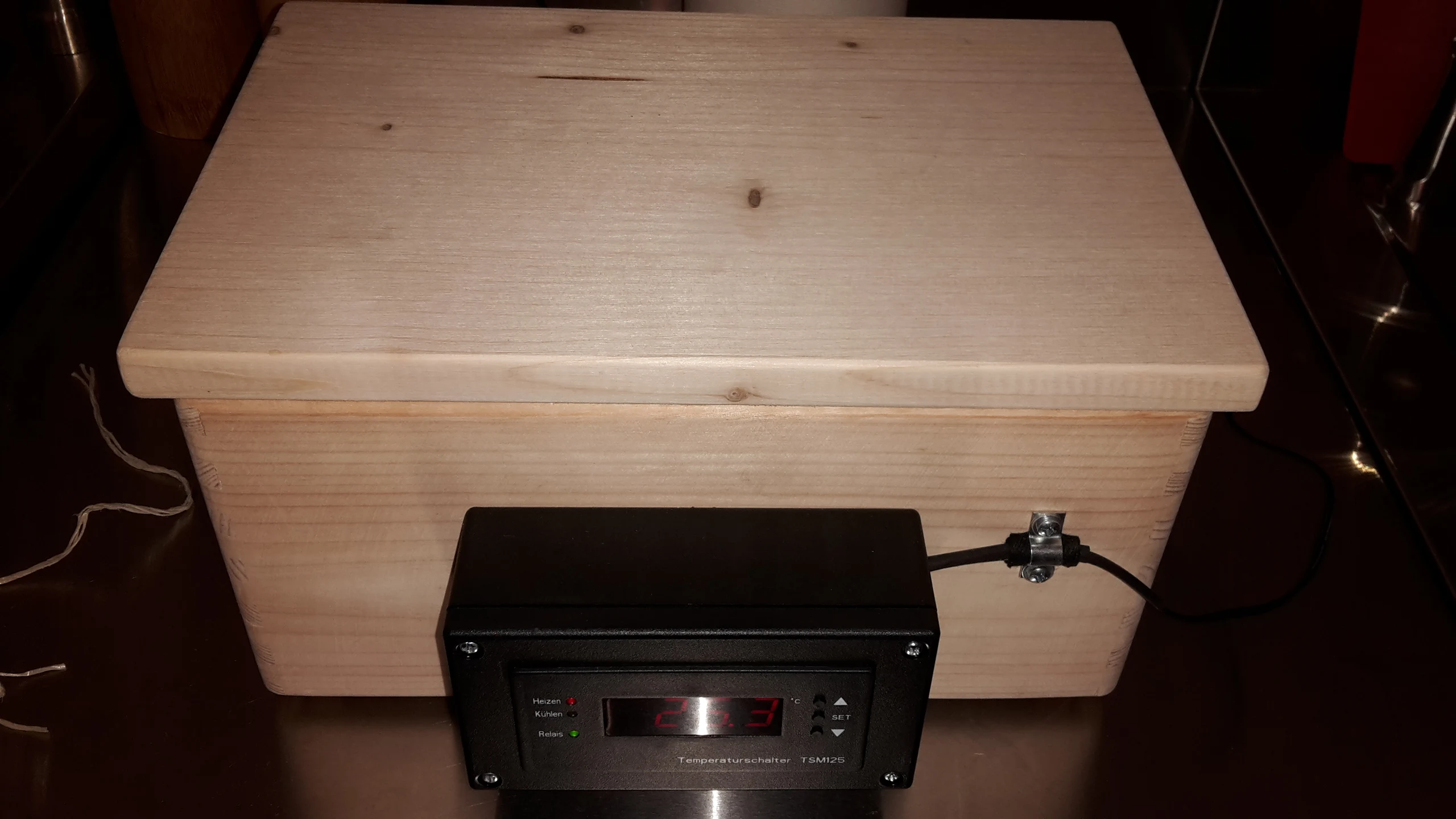 Warten auf Fermentation